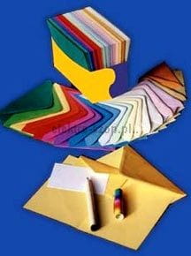 Koperta Logos z papierem C6 - mix 162 mm x 116 mm