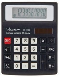 Kalkulator na biurko Vector (KAV CD-1182 BLK)