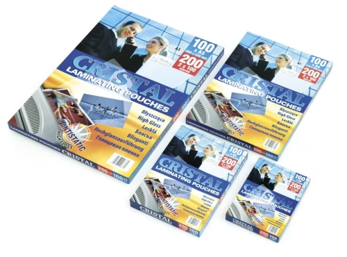 Folia do laminowania Argo Standard - przezroczysty 100 mic. 60 mm x 95 mm (326010)