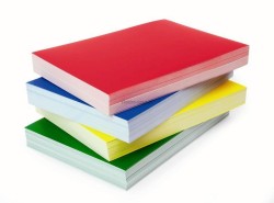 Karton do bindowania Argo Chromo A4 - czerwony 250 g (408041)