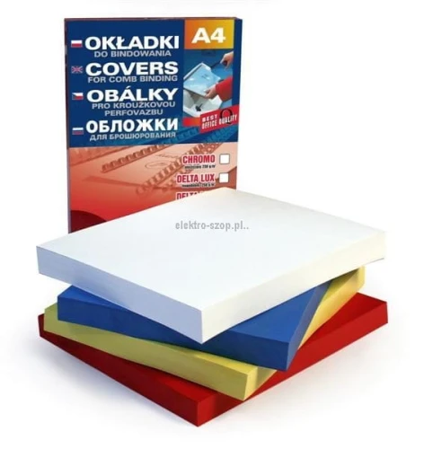 Karton do bindowania Argo delta A4 - bordowy 250 g