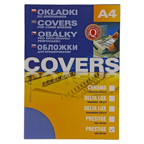 Folia do bindowania Argo A4 - bezbarwny 200 mic. (410201)