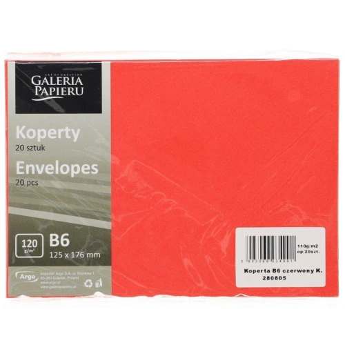 Koperta Galeria Papieru WIATR - biała (280805)