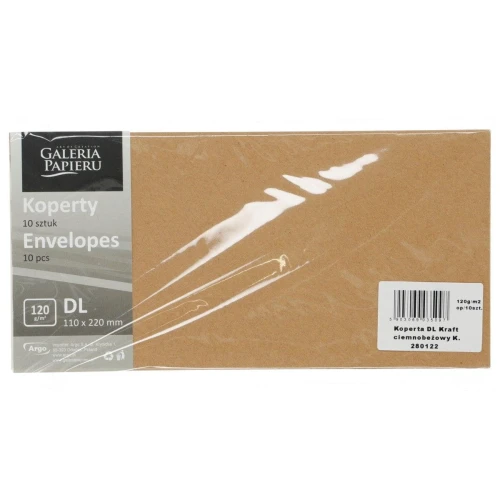 Koperta Galeria Papieru Millenium DL - beżowy 110 mm x 220 mm (280122)