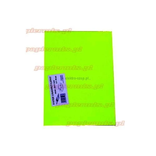 Etykieta samoprzylepna Protos fluo A4 - żółty fluorescencyjny 210 mm x 297 mm