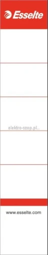 Etykiety opisowe do segregatora Esselte - biały 30 mm x 158 mm (810811)