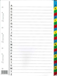 Przekładka alfabetyczna Tryton Bis A4 biała 170g 24k a-z (109)