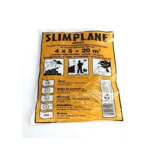 Folia malarska 100 mic. 4000 mm x 5000 mm