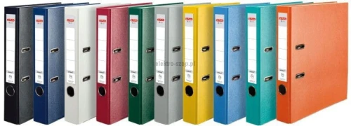 Segregator dźwigniowy Herlitz Q. file Standard A4 żółty 50 mm (0011167517)