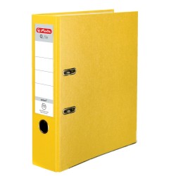 Segregator dźwigniowy Herlitz Q. file Standard A4 żółty 80 mm (0011167442)