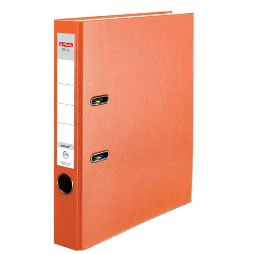 Segregator dźwigniowy Herlitz Q. file Standard A4 pomarańczowy 50 mm (0011178977)