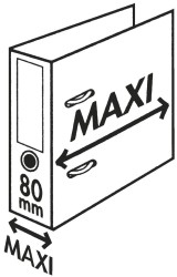 Segregator dźwigniowy Esselte Plus A4 żółty 85 mm (624076)