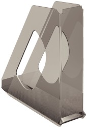 Pojemnik na dokumenty pionowy Esselte - dymny 72 mm x 256 mm x 260 mm (21434)