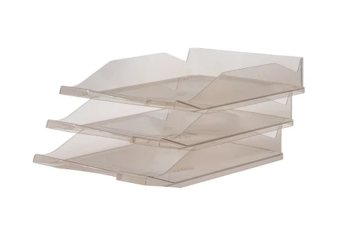 Szuflada na dokumenty Bantex Budget - dymny 350 mm x 255 mm x 60 mm (400109723)