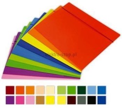 Teczka kartonowa na gumkę Kreska JK A4 kolor: mix 250 g 210 mm x 297 mm