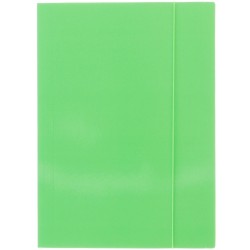 Teczka kartonowa na gumkę Kreska (jk) szkolna fluo A4 kolor: mix 250 g