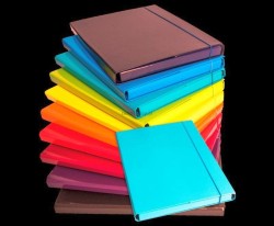 Teczka z szerokim grzbietem na gumkę Barbara A4 kolor: fioletowy (1821114)