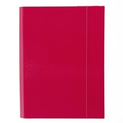 Teczka z szerokim grzbietem na gumkę Barbara A4 kolor: różowy (1821033)