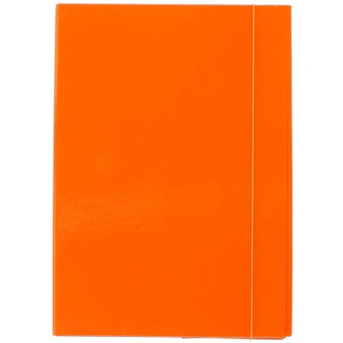 Teczka z szerokim grzbietem na gumkę Barbara A4 kolor: pomarańczowa (1821010)