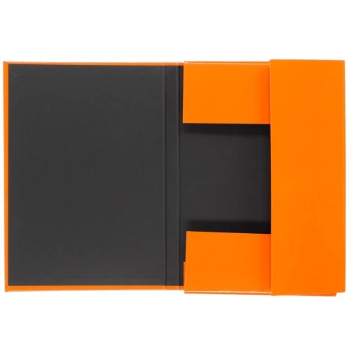 Teczka z szerokim grzbietem na gumkę Barbara A4 kolor: pomarańczowa (1821010)