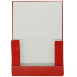 Teczka z szerokim grzbietem na gumkę VauPe A4 kolor: czerwony (322/01)