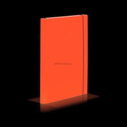 Teczka z szerokim grzbietem na gumkę VauPe CARIBIC A4 kolor: czerwony (339/21)