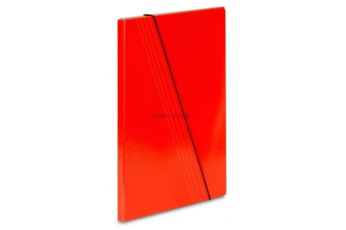 Teczka kartonowa na gumkę VauPe 1A A4 kolor: czerwony 700 g (307/01)