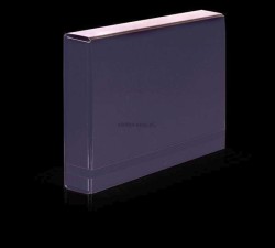 Teczka z szerokim grzbietem na gumkę VauPe CARIBIC BOX A4 kolor: czarny (341/02)