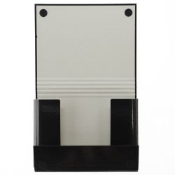 Teczka z szerokim grzbietem na rzep VauPe skrzydłowa A5 kolor: czarny (312/02)