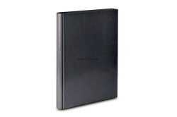 Teczka z szerokim grzbietem na rzep VauPe A4 kolor: szary (311/09)