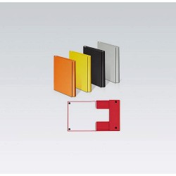 Teczka z szerokim grzbietem na rzep VauPe A4 kolor: pomarańczowy (311/16)