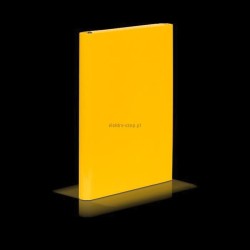 Teczka z szerokim grzbietem na rzep VauPe Caribic A4 kolor: żółty 40 mm (340/28)