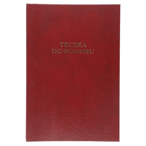 Teczka do podpisu Barbara A4 - bordowy 8k. (1822200)