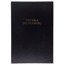 Teczka do podpisu Barbara A4 - czarny 10k. (1822209)