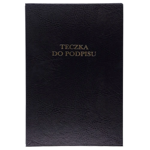Teczka do podpisu Barbara A4 - czarny 10k. (1822209)