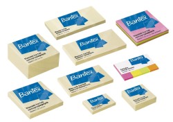 Notes samoprzylepny Bantex żółty 100k 75 mm x 75 mm (400086384)