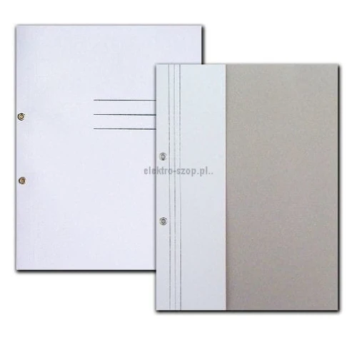 Skoroszyt Barbara A4 - biały 250 g
