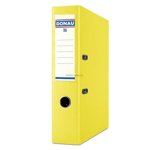 Segregator dźwigniowy Donau Master A4 żółty 75 mm (3970001PL-11)