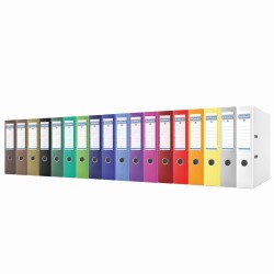 Segregator dźwigniowy Donau Master A4 żółty 75 mm (3970001PL-11)