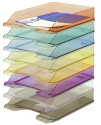 Szuflada na dokumenty Donau - przezroczysty 254 mm x 60 mm x 346 mm (7470001PL-37)