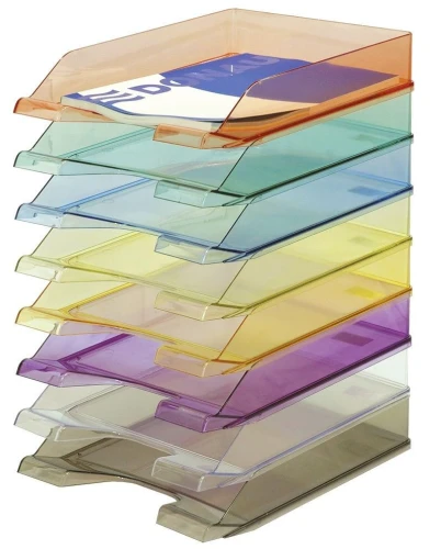 Szuflada na dokumenty Donau - dymny 254 mm x 60 mm x 346 mm (747001PL-02)