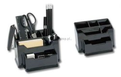 Przybornik na biurko Sdm - czarny