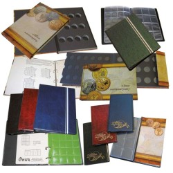 Klaser numizmatyczny Warta Z NOTESEM - czarny 108 mm x 195 mm (112-016)