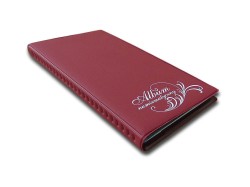 Klaser numizmatyczny Warta Z NOTESEM - czarny 108 mm x 195 mm (112-016)