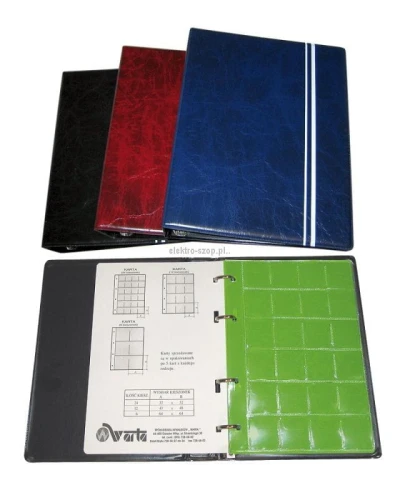 Klaser numizmatyczny Warta FOLIA - mix 175 mm x 215 mm (112-015)