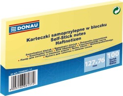 Notes samoprzylepny Donau żółty jasny 100k 127 mm x 76 mm (7588001-11)