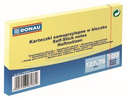 Notes samoprzylepny Donau żółty jasny 100k 127 mm x 76 mm (7588001-11)