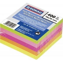 Notes samoprzylepny Donau mix fluo 400k 76 mm x 76 mm (7574001PL-99)