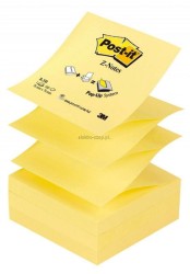 Notes samoprzylepny 3M żółty 100k 76 mm x 76 mm (R330)