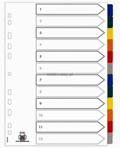 Przekładka czysta Elba Mylar A4+ biała 170g 12k (100204983)